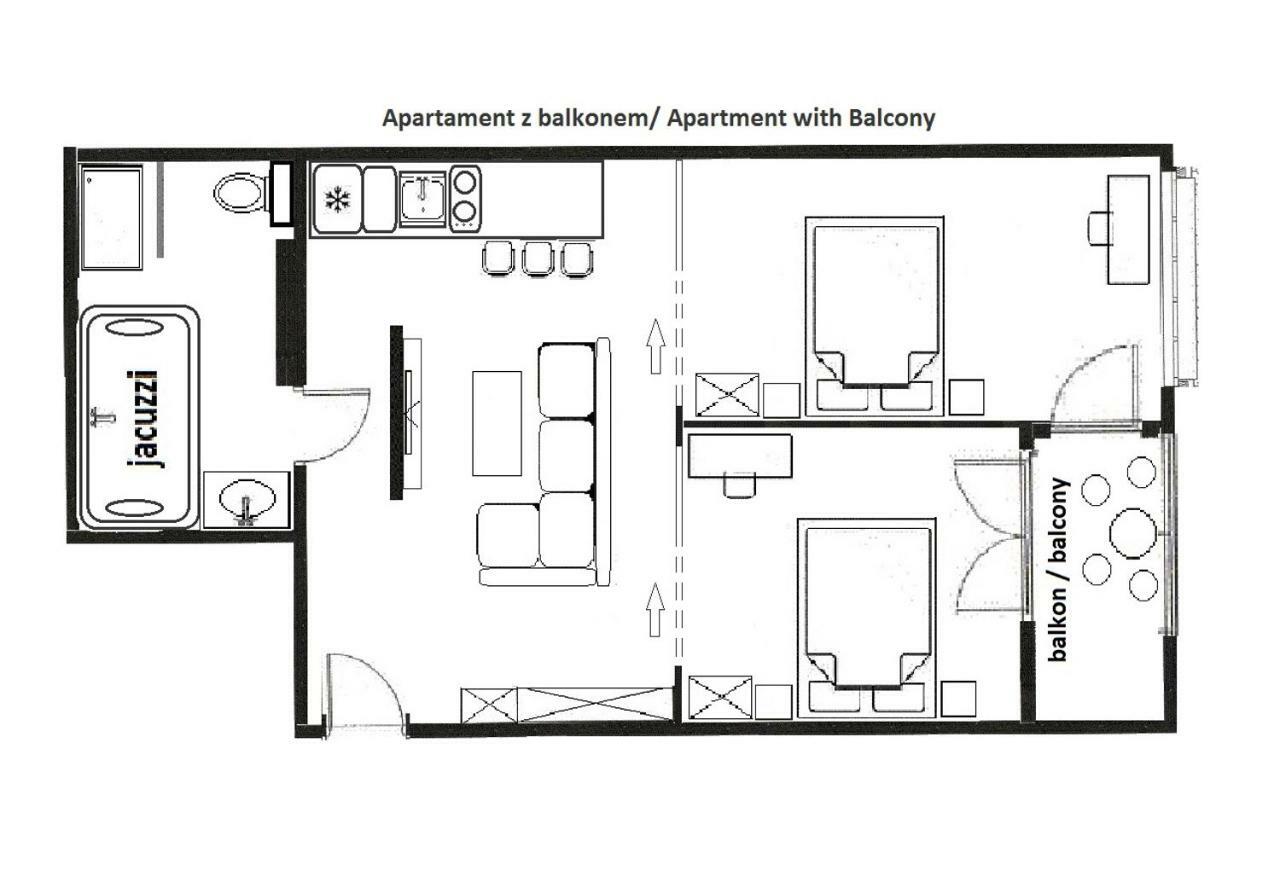 Jacuzzi Apartments Krakow Exterior photo